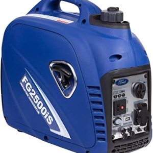 Ford 2200 Watts Peak & 2000 Watts Rated Silent Petrol or Gasoline Powered Portable Inverter Generator, FG2500iS, Blue